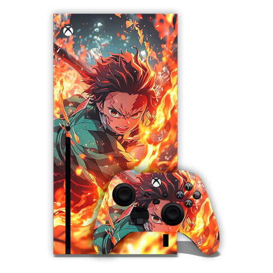 Anime Flames Xbox Skin
