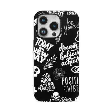Positivity Flexible Soft Silicone Case
