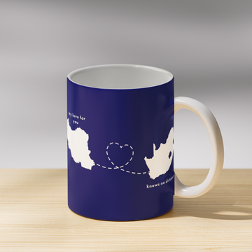 My love For You Knows no Distance Coffee Mug