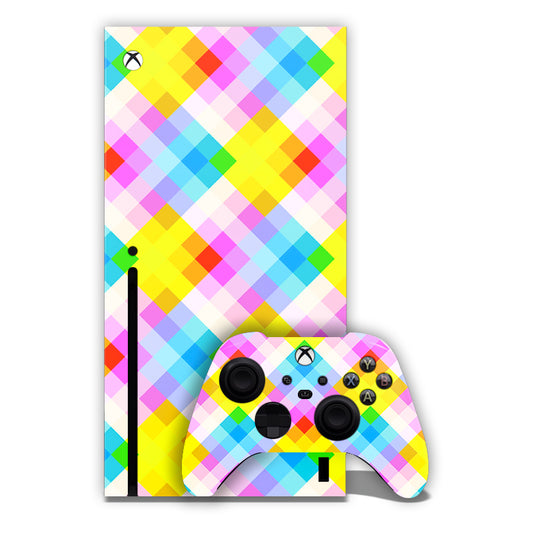 Colourful Checkers Xbox Skin