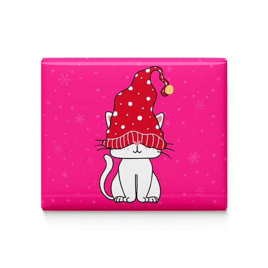 Christmas Cat Fridge Magnet