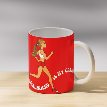 My Girlfriend is My Cardio Coffee Mug