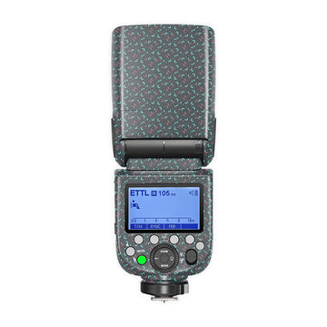 Black Patches Camera Flash Skin