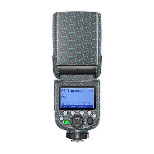 Black Patches Camera Flash Skin