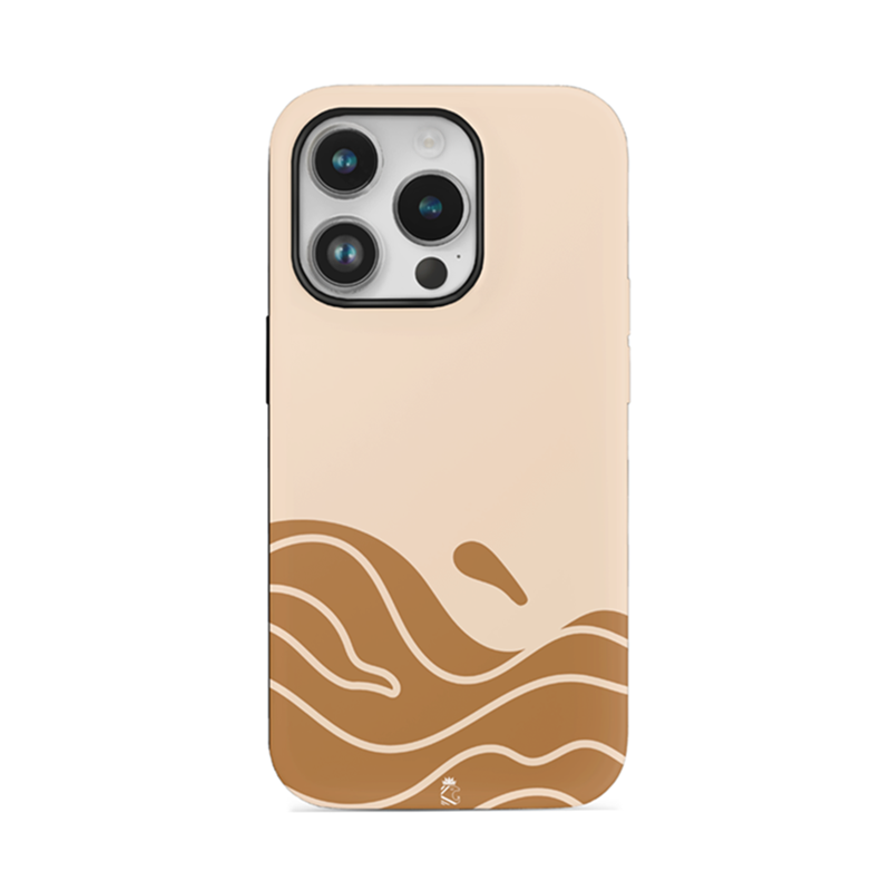 Coffee Waves Flexible Soft Silicone Case