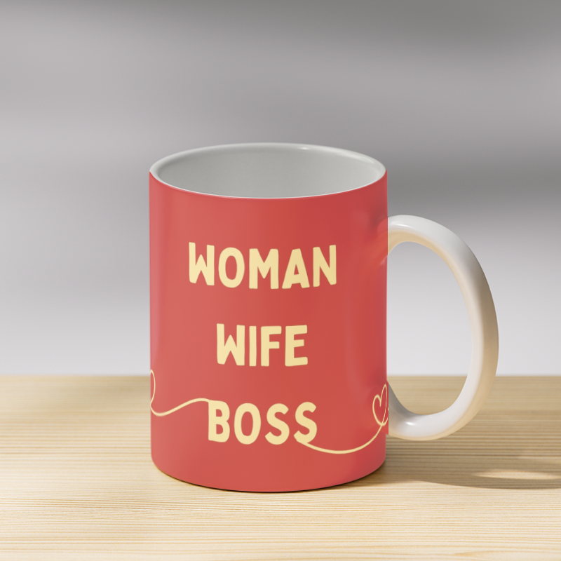 Woman Wife and Boss Coffee Mug
