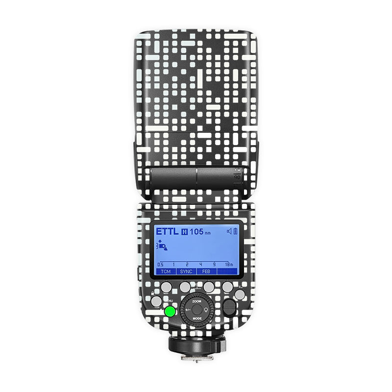 Black Disco Camera Flash Skin