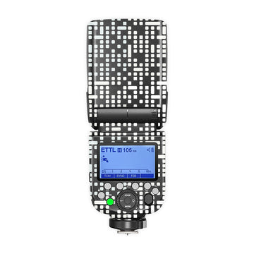 Black Disco Camera Flash Skin