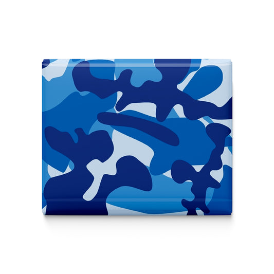 Blue Camo Fridge Magnet