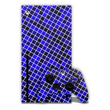 Disco Blue Hues Xbox Skin