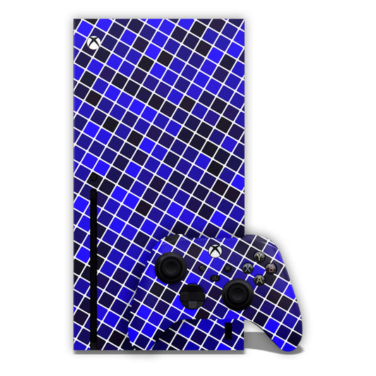 Disco Blue Hues Xbox Skin