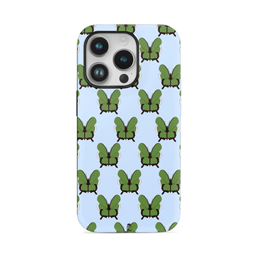 Green Butterflies Flexible Soft Silicone Case