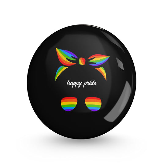 Happy Pride Pin-back Button Badge
