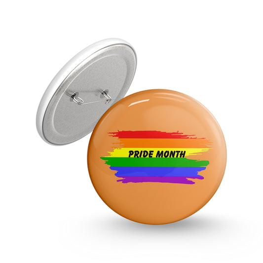 Pride Month Pin-back Button Badge
