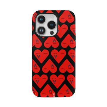 Crying Hearts Flexible Soft Silicone Case