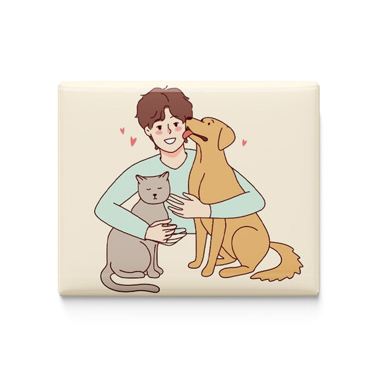 Pet Lover Fridge Magnet