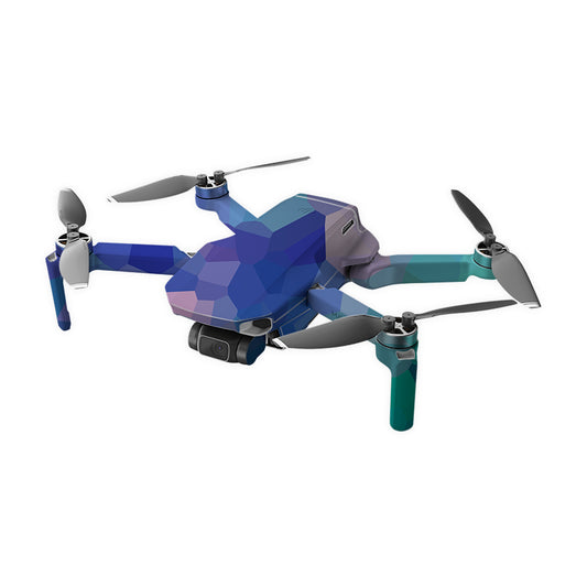 Abstract Blue Drone Skin