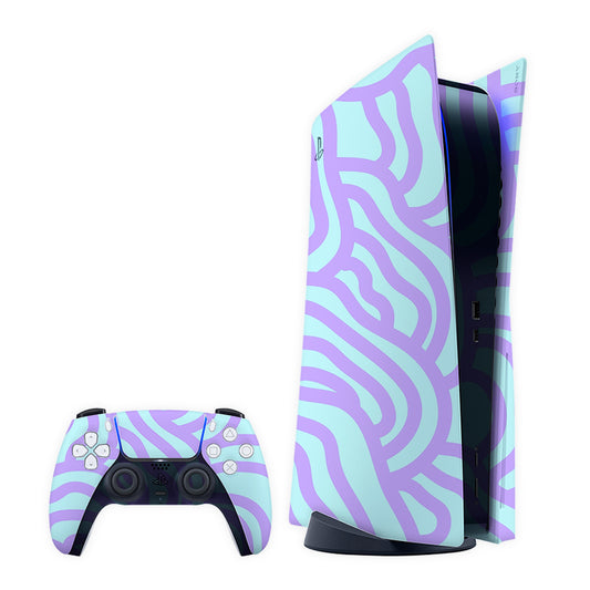Swirls and Curves Play Station Skin