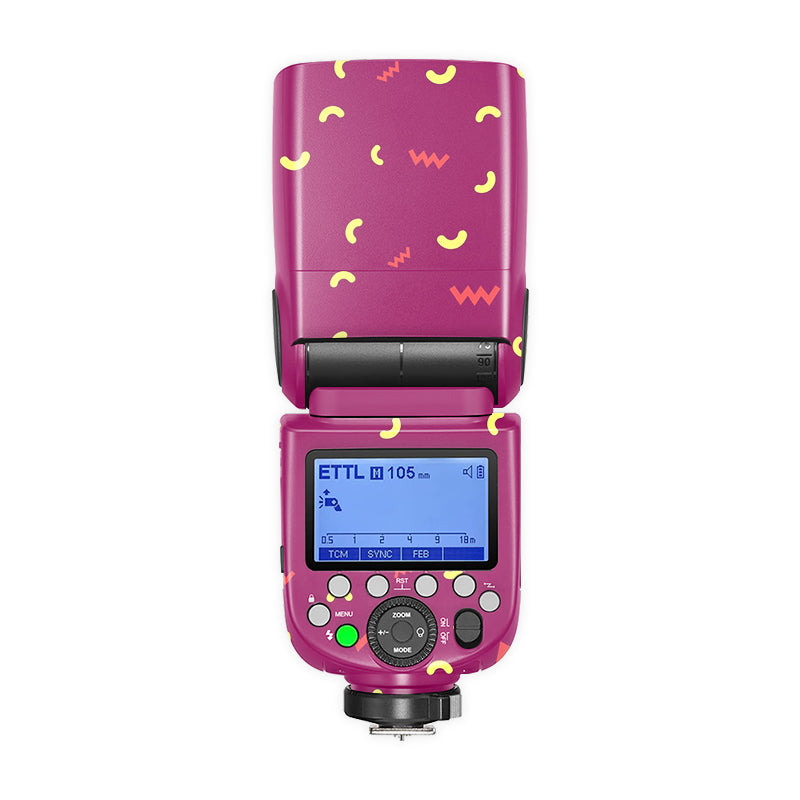Purple Joys Camera Flash Skin