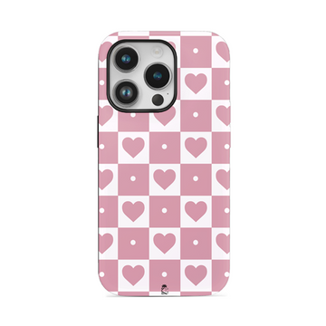 Heart Squares Flexible Soft Silicone Case