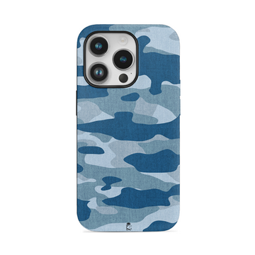 Blue Camo Flexible Soft Silicone Case