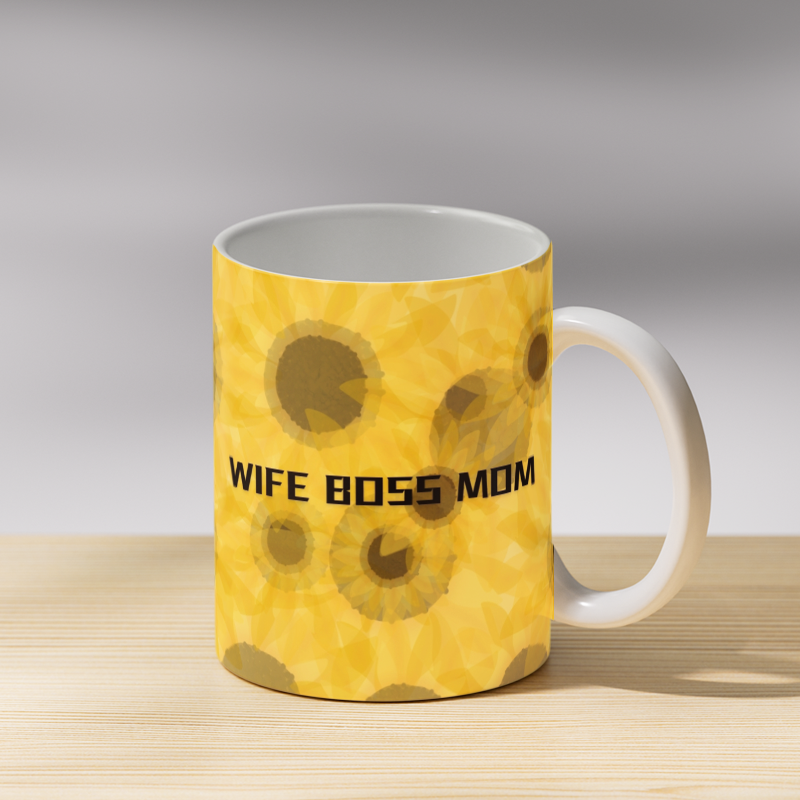 Wife Boss Mom Coffee Mug