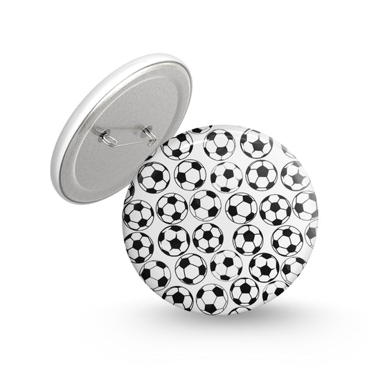 Footballs Pin-back Button Badge