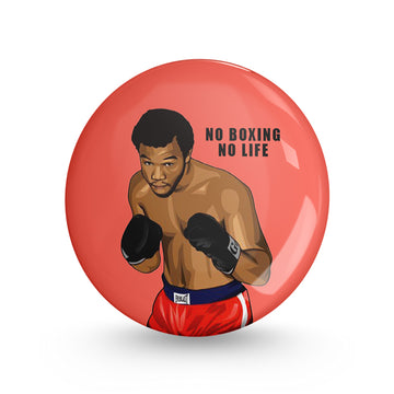 No Boxing No Life Pin-back Button Badge