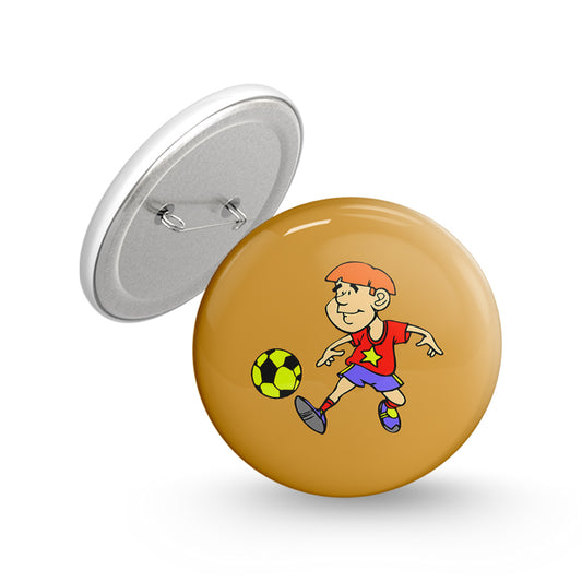 Solo Player Pin-back Button Badge