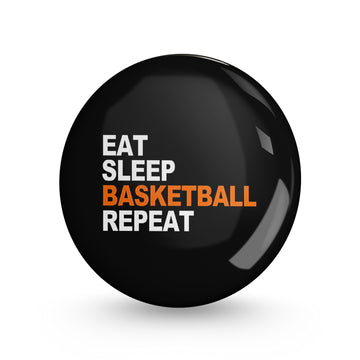 Eat Sleep Basketball Repeat Pin-back Button Badge