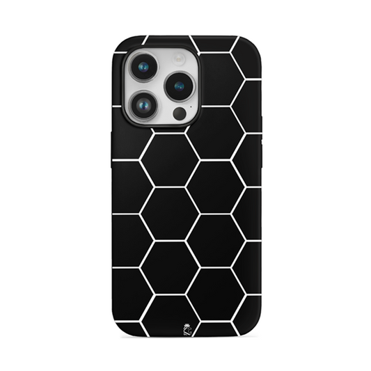 Abstractive Hexagons Flexible Soft Silicone Case