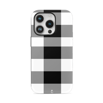 Blacl & White Flexible Soft Silicone Case