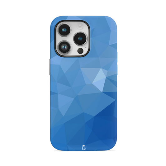 Abstractive Prism Blue Flexible Soft Silicone Case