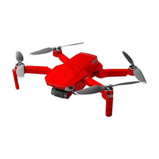 Red Liquid Topo Drone Skin