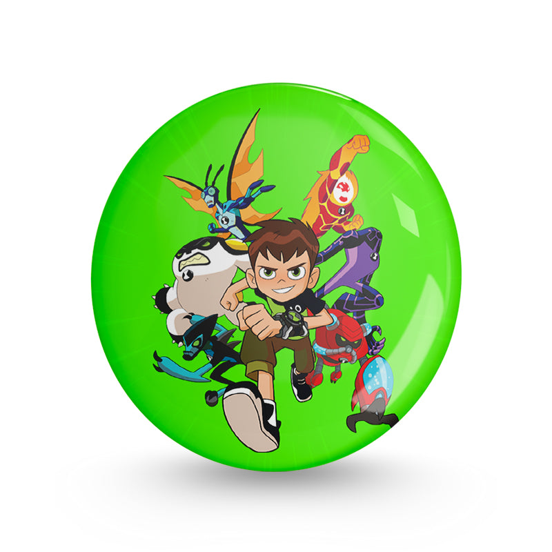 Ben Ten Art Pin-back Button Badge