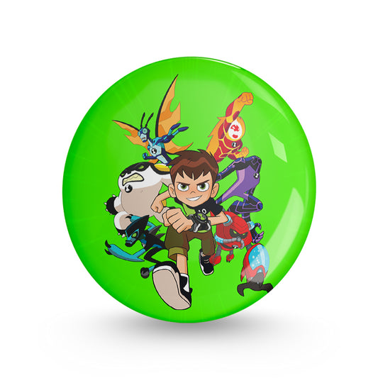 Ben Ten Art Pin-back Button Badge