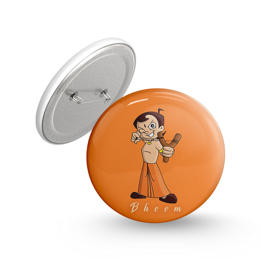 Bheem Pin-back Button Badge