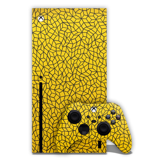 Yellow Diamond Abstracts Xbox Skin
