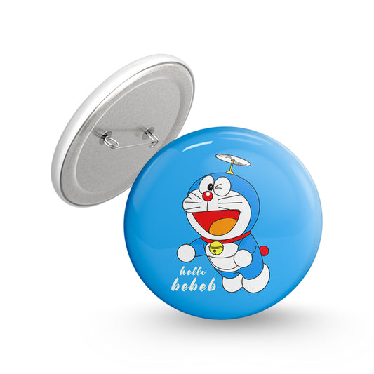 Doremon Pin-back Button Badge