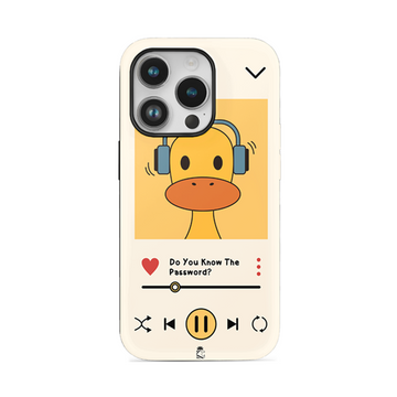 Duck Playlist Flexible Soft Silicone Case