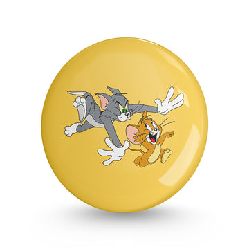 Tom & Jerry Pin-back Button Badge