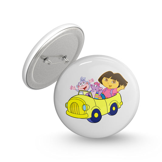 Dora Pin-back Button Badge