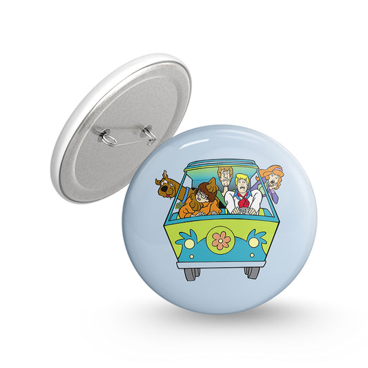 Scooby Dooby Doo Pin-back Button Badge