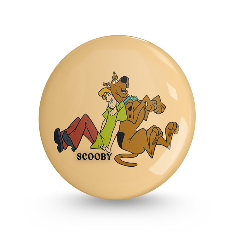 Scooby Pin-back Button Badge