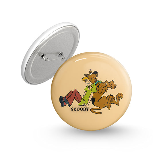 Scooby Pin-back Button Badge