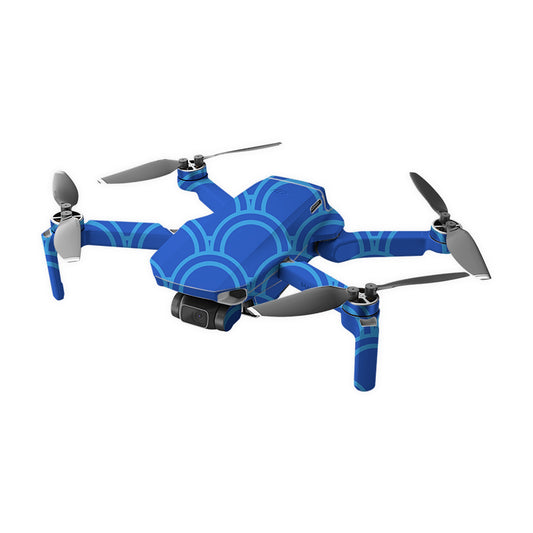 Blue Circles Drone Skin