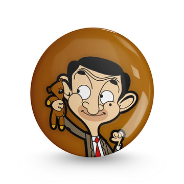Mr.Bean Pin-back Button Badge