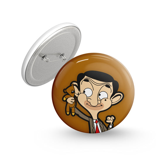 Mr.Bean Pin-back Button Badge