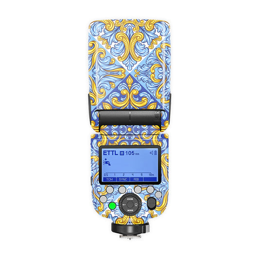 Blue Mandala Camera Flash Skin