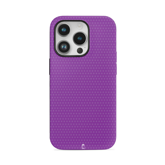 Purple Dots Flexible Soft Silicone Case